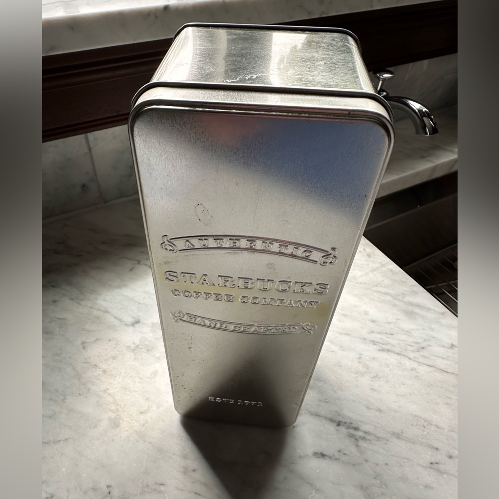 Starbucks coffee tin ☕️great for coffee bar